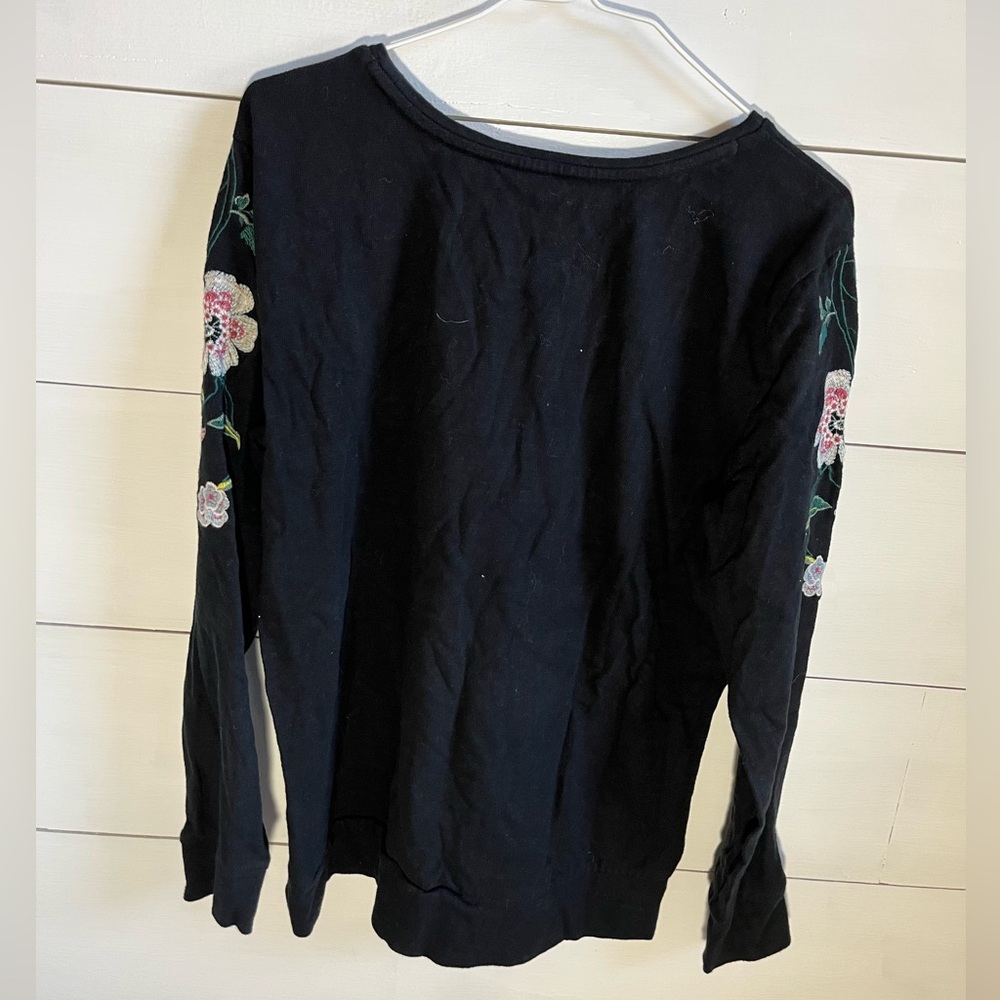Loft Embroidered Long-Sleeve Top - Picture 4 of 5